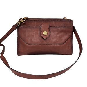 FRYE LUCY SMALL LEATHER CROSSBODY BAG
